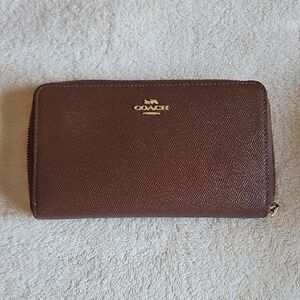 Coach Brown Leather Wallet